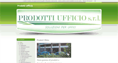 Desktop Screenshot of prodottiufficiosrl.it